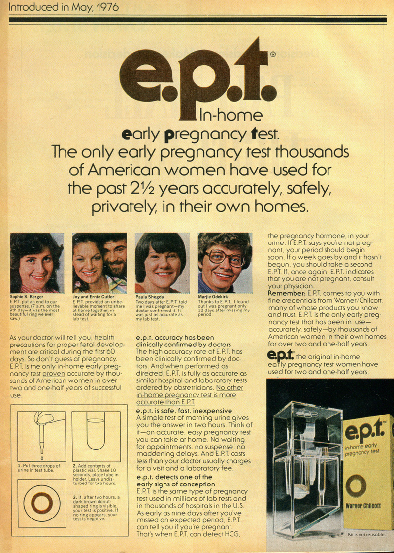 Illustration for article titled Selling American Women on the First At-Home Pregnancy Tests